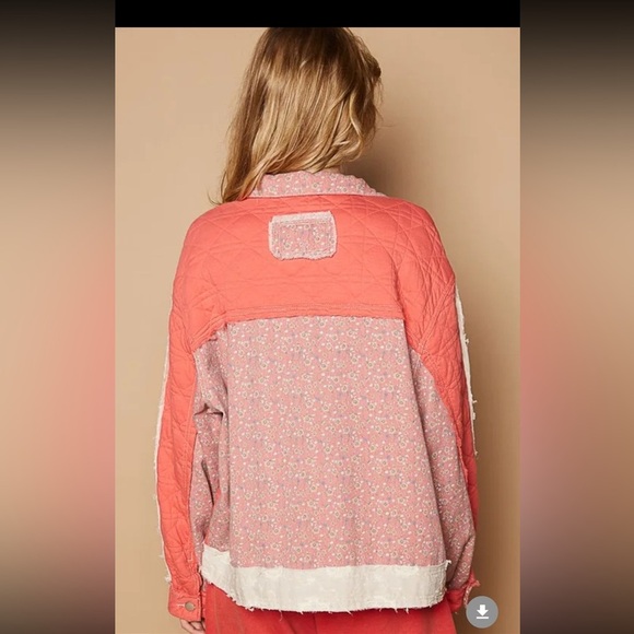 POL. Quilted Floral Jacket - Picture 3 of 4